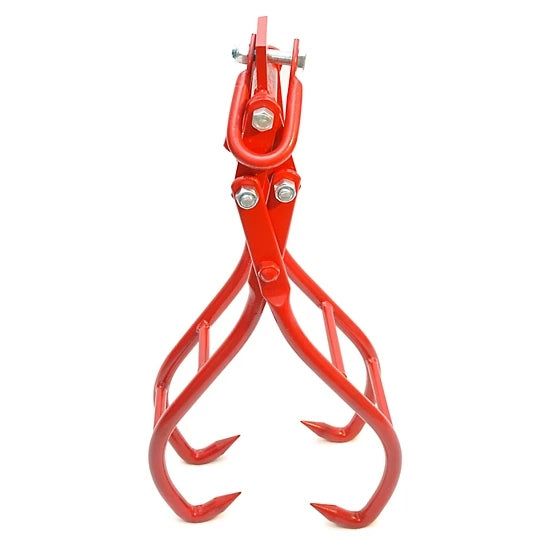 AgKNX 28” Heavy Duty Quad Claw Log Lifting Grapple Tongs