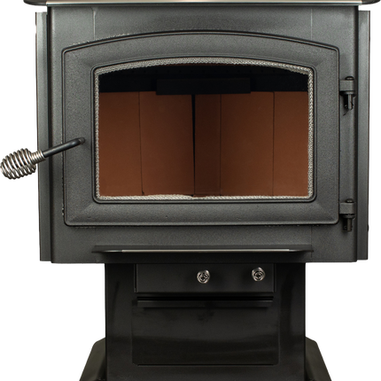 Ashley Hearth AW3200E-P EPA Certified 3,200 sq. ft. Large Pedestal Wood Stove with Blower