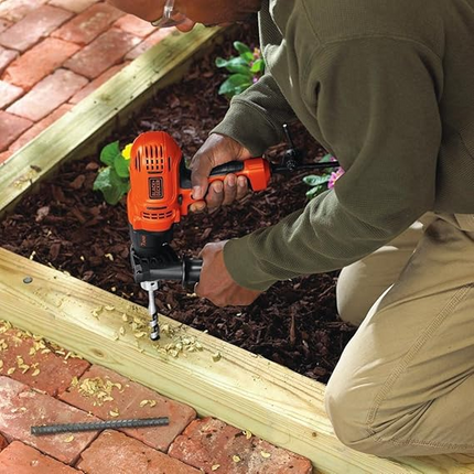 Black+Decker 7 Amp 1/2" Corded Drill Driver