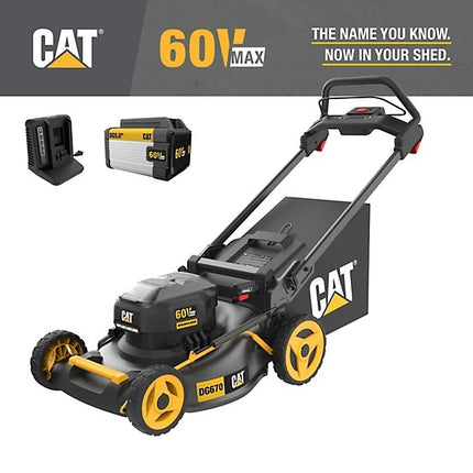 CAT 20-Inch 60V Cordless Lawn Mower