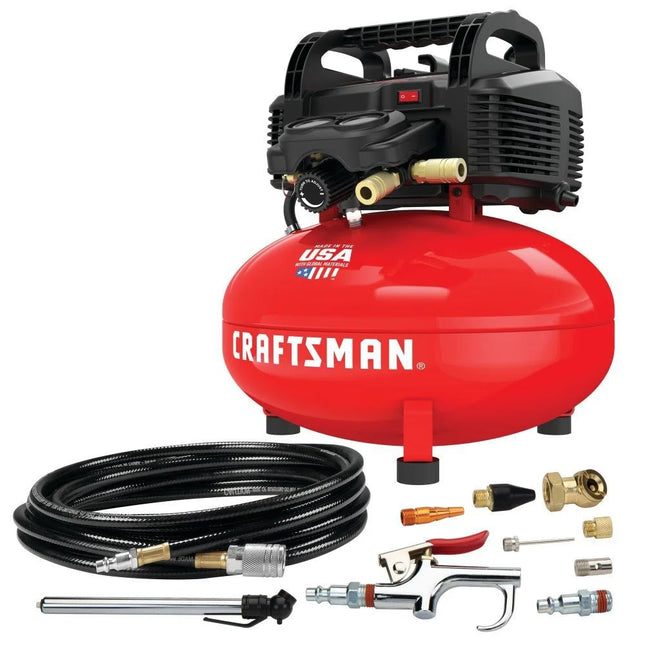 CRAFTSMAN 6-Gallon Electric Air Compressor with 13-Piece Tool Set