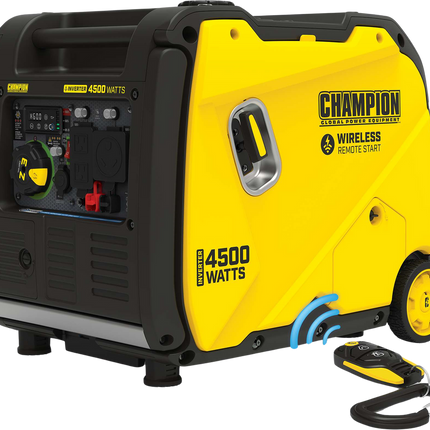 Champion 201184 3500W/4500W Inverter Generator Gas RV and Remote Start
