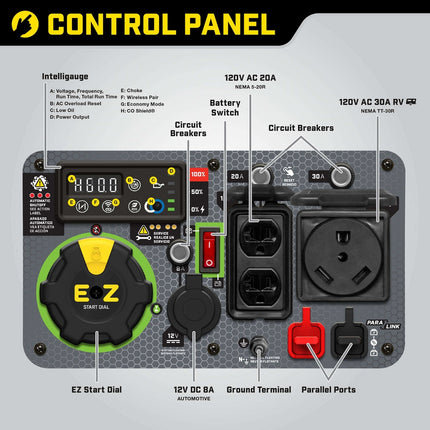 Champion 201184 3500W/4500W Inverter Generator Gas RV and Remote Start