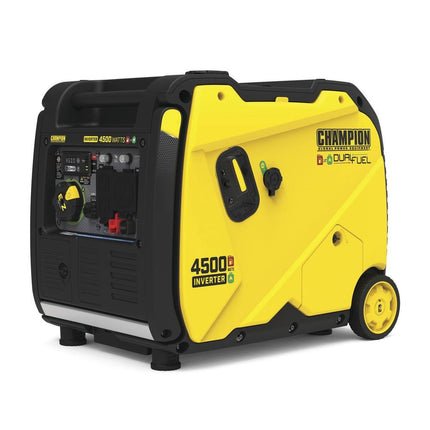 Champion 201318 3500W/4500W Gas Inverter Generator Low THD CO Shield New