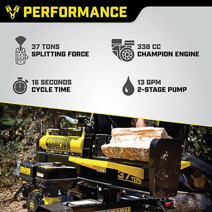 Champion Power 37-Ton Full-Beam Splitter