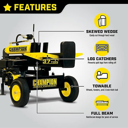 Champion Power 37-Ton Full-Beam Splitter