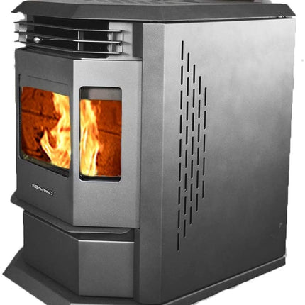 ComfortBilt HP22 2,800 sq. ft. Pellet Stove with Auto Ignition 55 lb Hopper Capacity Black