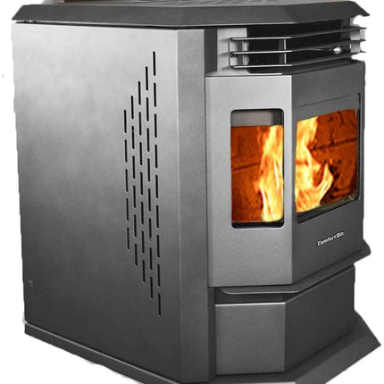 ComfortBilt HP22 2,800 sq. ft. Pellet Stove with Auto Ignition 55 lb Hopper Capacity Black