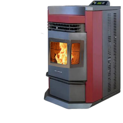 ComfortBilt HP22N-SS 2,800 sq. ft. EPA Certified Pellet Stove with Auto Ignition 80 lb Hopper Capacity Burgundy New