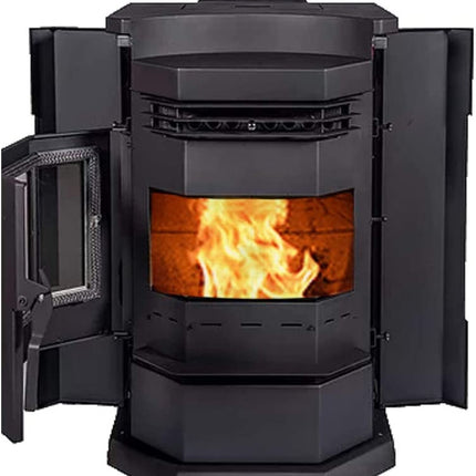 ComfortBilt HP22-N 2,800 sq. ft. EPA Certified Pellet Stove with Auto Ignition 80 lb Hopper Capacity Red New