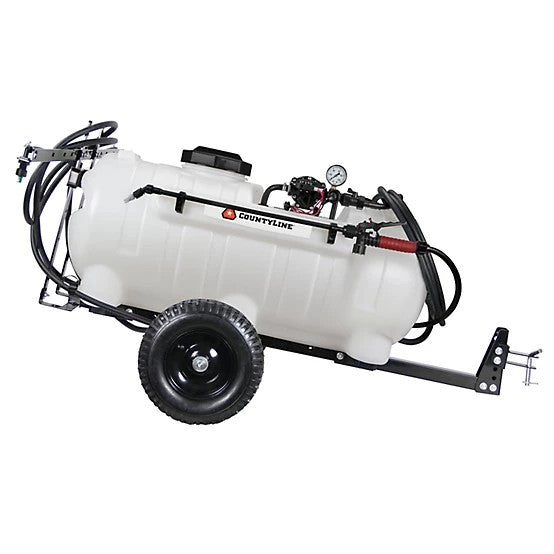 CountyLine 25-Gallon Tow-Behind Sprayer - 2 Nozzles