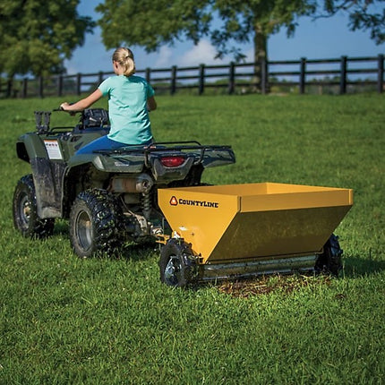 CountyLine 300 lb. ATV/UTV Pull-Behind Manure Spreader
