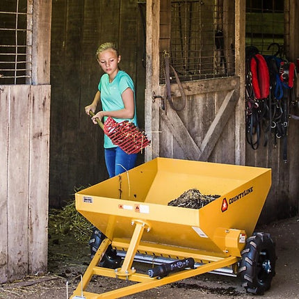 CountyLine 300 lb. ATV/UTV Pull-Behind Manure Spreader