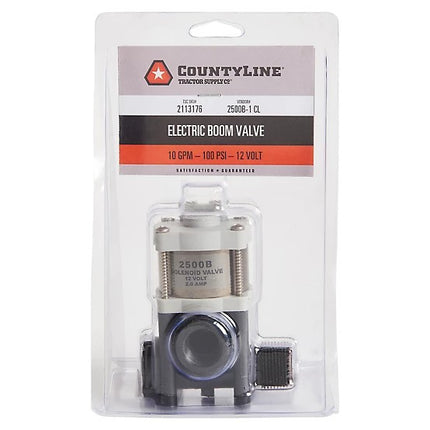 CountyLine 3/4" Female NPT x 3/4" Male NPT Electric Solenoid Valve
