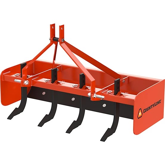 CountyLine 4-Foot Sub-Compact Tractor Box Scraper