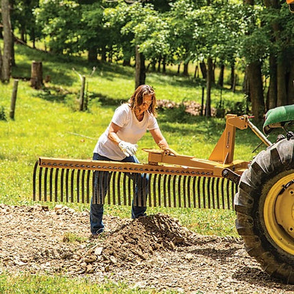 CountyLine 7' Powder-Coated Landscape Rake