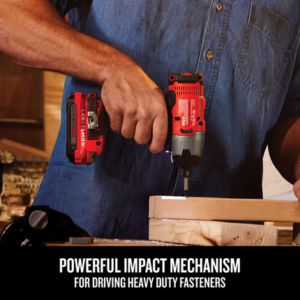 Craftsman V20 1/4” Cordless Impact Driver Kit with Battery & Charger