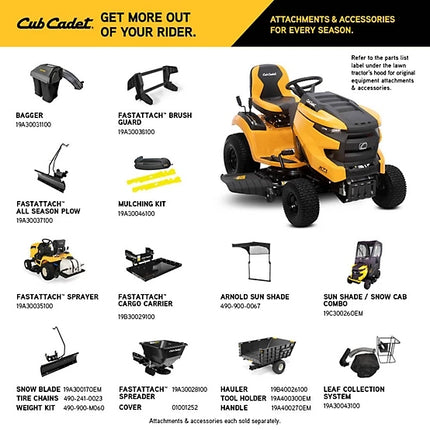 Cub Cadet IntelliPower 42 in. Gas Riding Lawn Mower, Cub Cadet Engine, Hydrostatic Transmission
