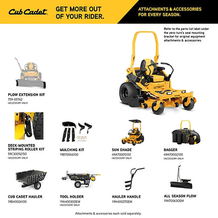 Cub Cadet Ultima ZTX4 60-Inch 24HP Zero-Turn Mower