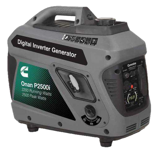 Cummins Onan P2500i 2200W/2500W Digital Portable Gas Inverter Generator