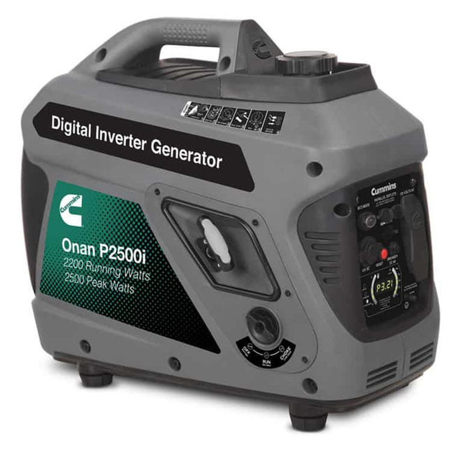 Cummins Onan P2500i 2500W Portable Gas Inverter Generator Digital New