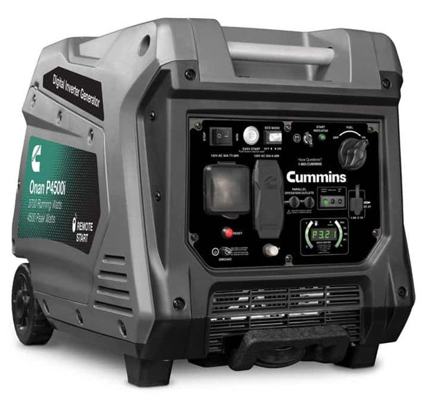 Cummins 4500 Watt P4500i Portable Gas Inverter Generator with Remote Start