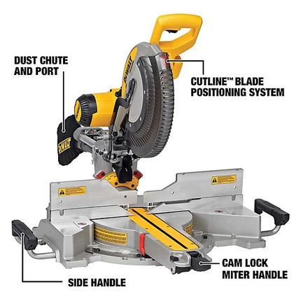 DEWALT 12" 15 Amp Sliding Compound Miter Saw