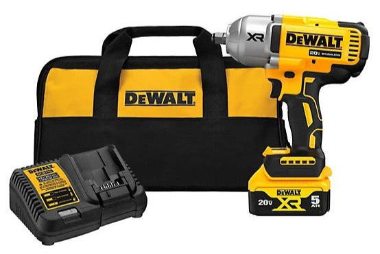 DEWALT XR 20V MAX Impact Wrench 1/2-Inch Drive, Brushless, 700 ft-lbs High Torque Kit (DCF900P1)