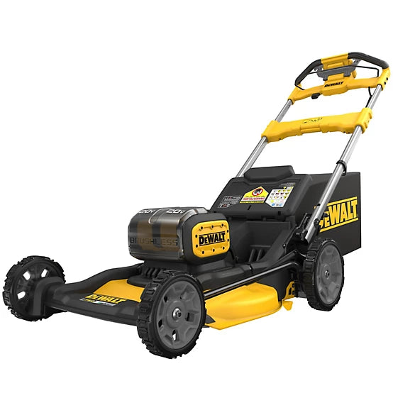 DEWALT 21-Inch Battery-Powered Self-Propelled Lawn Mower with 2X20V XR Lithium