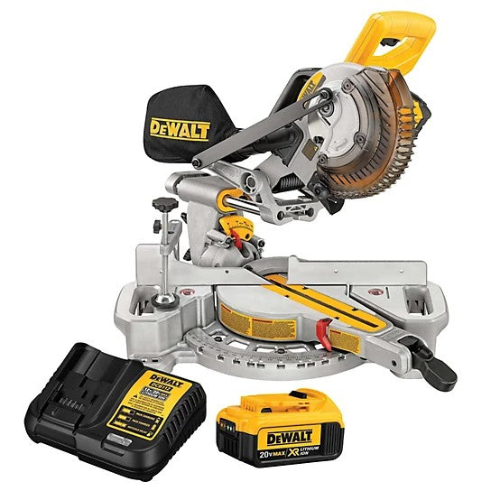 DEWALT 20V Max 7-1/4" Cordless Miter Saw Kit
