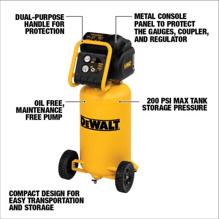 DEWALT 200 PSI MAX Air Compressor