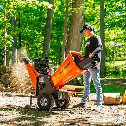 DK2 Power 4-Inch Drum Chipper Shredder