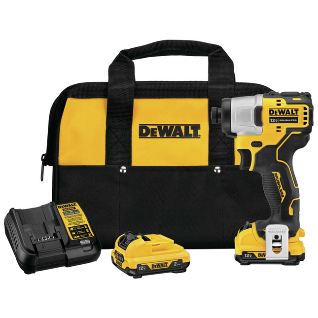 DeWalt 12V MAX XTREME 1/4" Brushless Cordless Impact Driver Kit