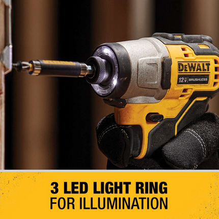 DeWalt 12V MAX XTREME 1/4" Brushless Cordless Impact Driver Kit