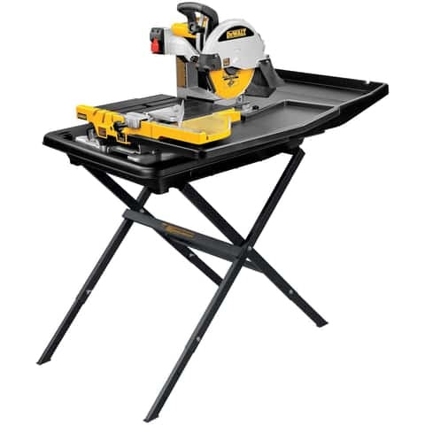 DeWalt 10" 15A Wet Tile Saw with Stand