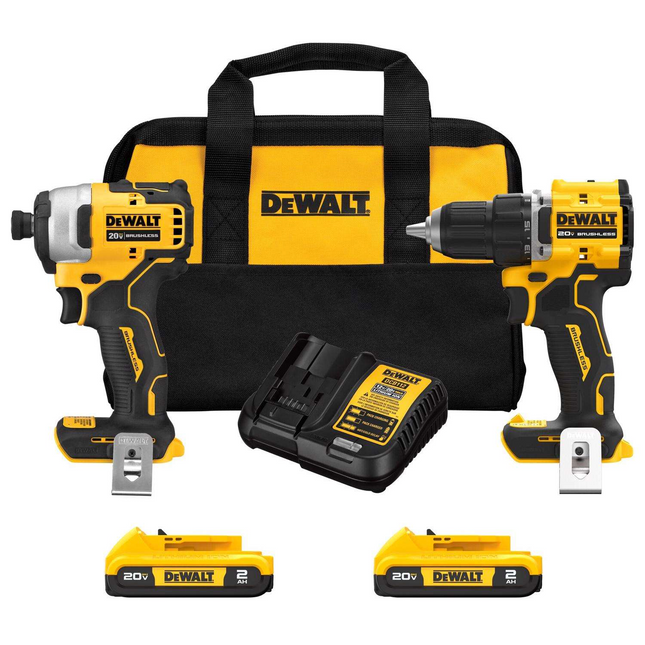 DEWALT Atomic 20V Cordless Drill & Impact Driver Set