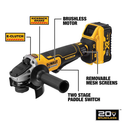 DeWalt 20V MAX 4-1/2" Angle Grinder