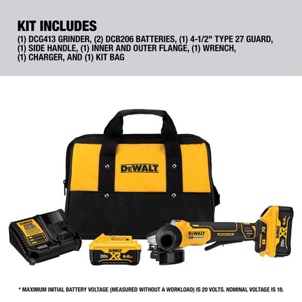 DeWalt 20V MAX 4-1/2" Angle Grinder