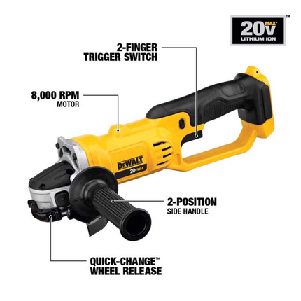 DEWALT DCG413B 20V MAX 4.5"-5" Brushless Grinder