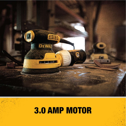 DeWalt 5-Inch Electric Orbital Finishing Sander 3 Amp