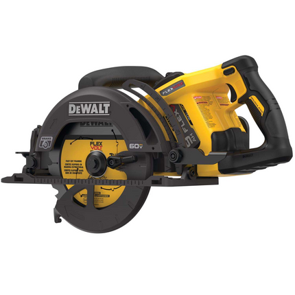 DEWALT FLEXVOLT 60V 7.25" Worm Drive Circular Saw Kit