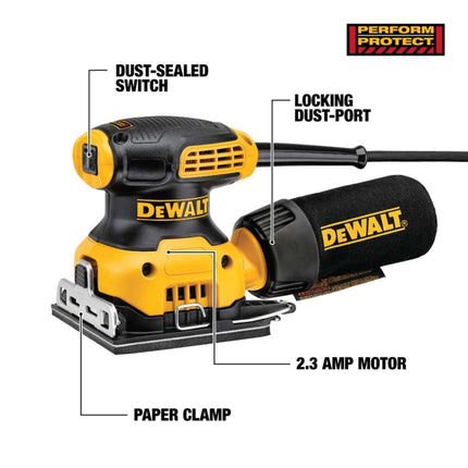 DeWalt 2.3A 1/4 Sheet Electric Finish Sander