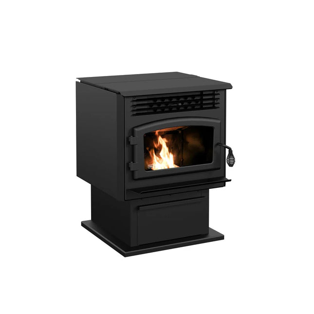 Drolet ECO-55 2,000 Sq. Ft. Top Feed Pellet Stove 60 lb Hopper With Blower New