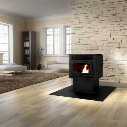 Drolet ECO-55 2,000 Sq. Ft. Top Feed Pellet Stove 60 lb Hopper With Blower New