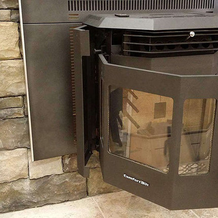 ComfortBilt HP22I 2,800 sq. ft. Pellet Stove Fireplace Insert 47 lb Hopper Capacity Black