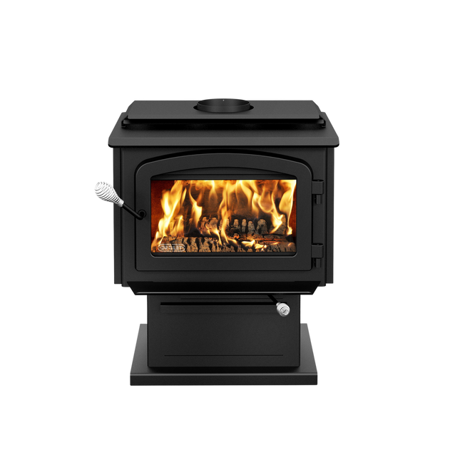 Drolet Escape 1500 1,800 Sq. Ft. Wood Stove On Pedestal