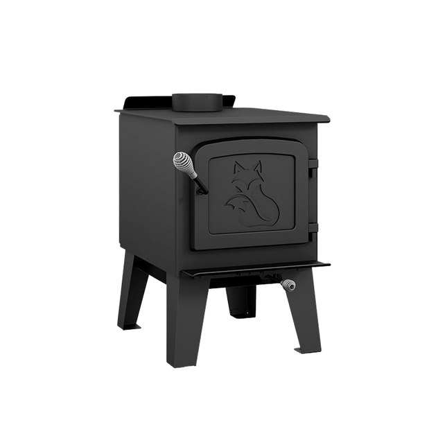Drolet Fox EPA Certified 1,200 Sq. Ft. Free Standing Wood Stove