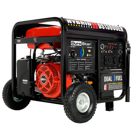 DuroStar DS13000EH 13000W Dual Fuel Electric Start Generator Red New
