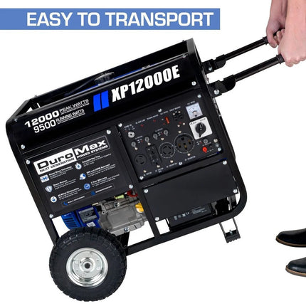 DuroMax XP12000E 9500W/12000W Electric Start Gas Powered Generator New
