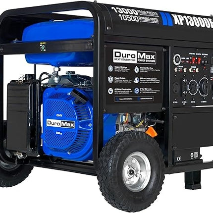 DuroMax XP13000E 13000W Gas Powered Electric Start Generator